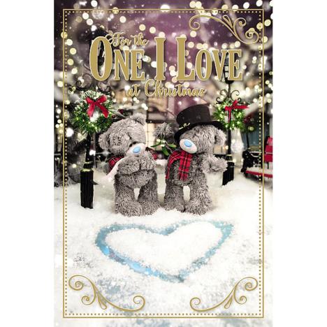 3D Holographic One I Love Me to You Bear Christmas Card £3.39